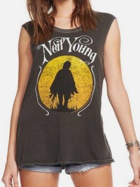 Neil Young 'Harvest Moon' Chaser Brand Tank Top - Organic Cotton - Size M